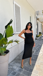 TUBINO A COSTINE FINE NERO