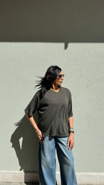 T-SHIRT EVELIN VERDE MILITARE