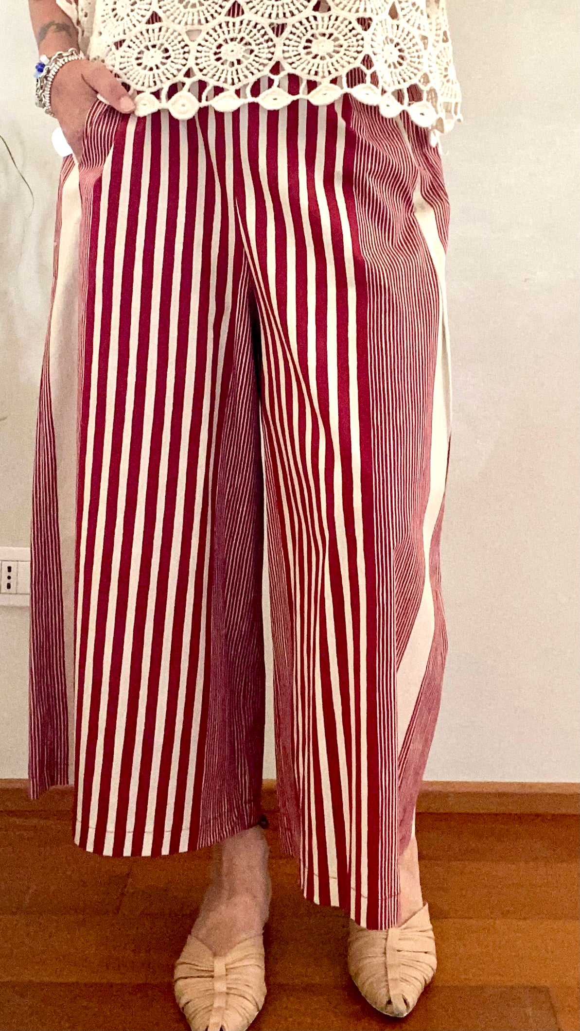 PANTALONE RIGA BORDEAUX