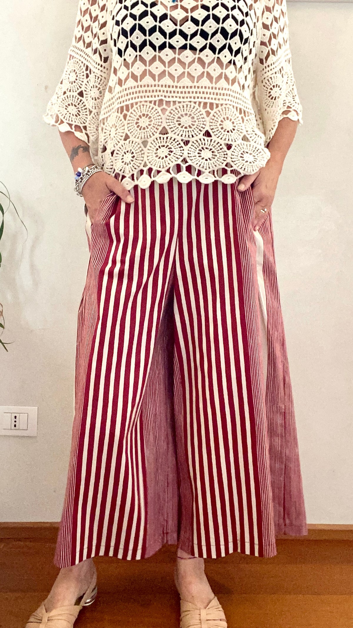 PANTALONE RIGA BORDEAUX