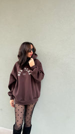 FELPANEW YORK CIOCCOLATO