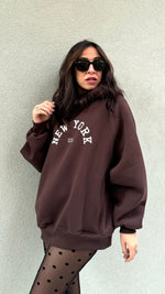 FELPANEW YORK CIOCCOLATO