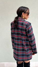 GIACCA TARTAN BASE BLU NOTTE