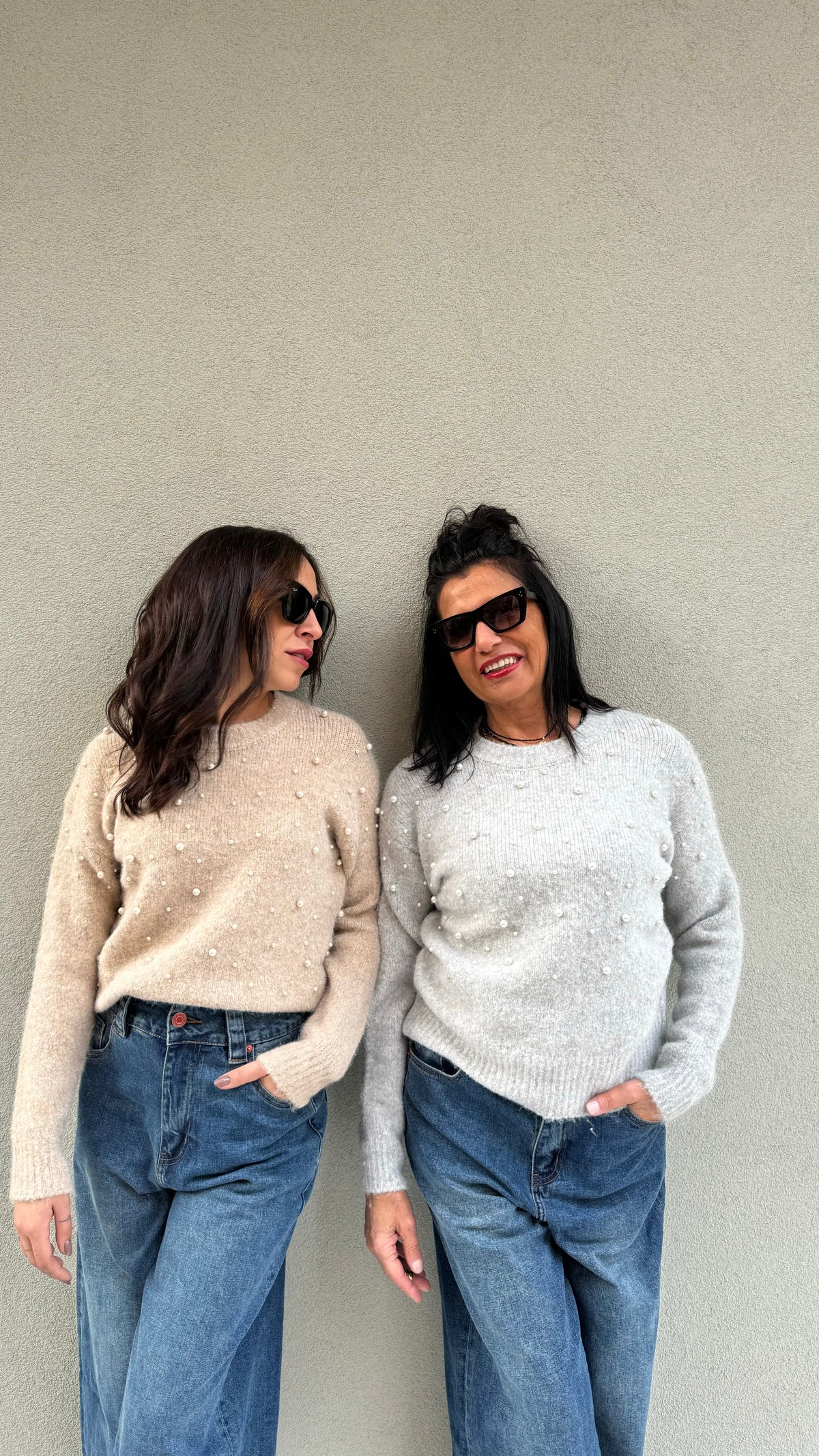 PULL PERLA GRIGIO PERLA