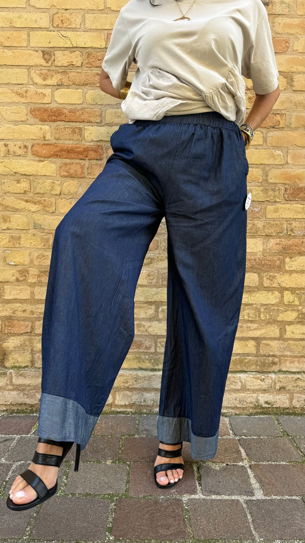 LIGHT JEANS PALAZZO