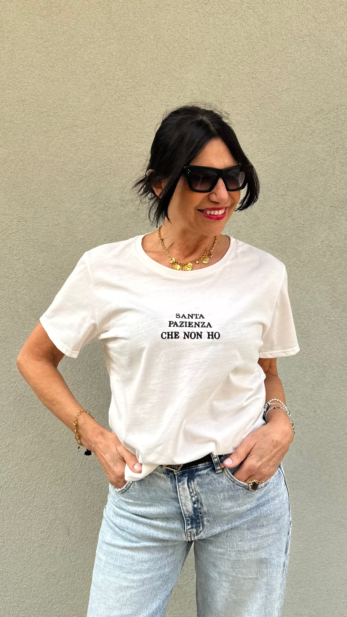T-SHIRT SANTA PAZIENZA CHE NON HO