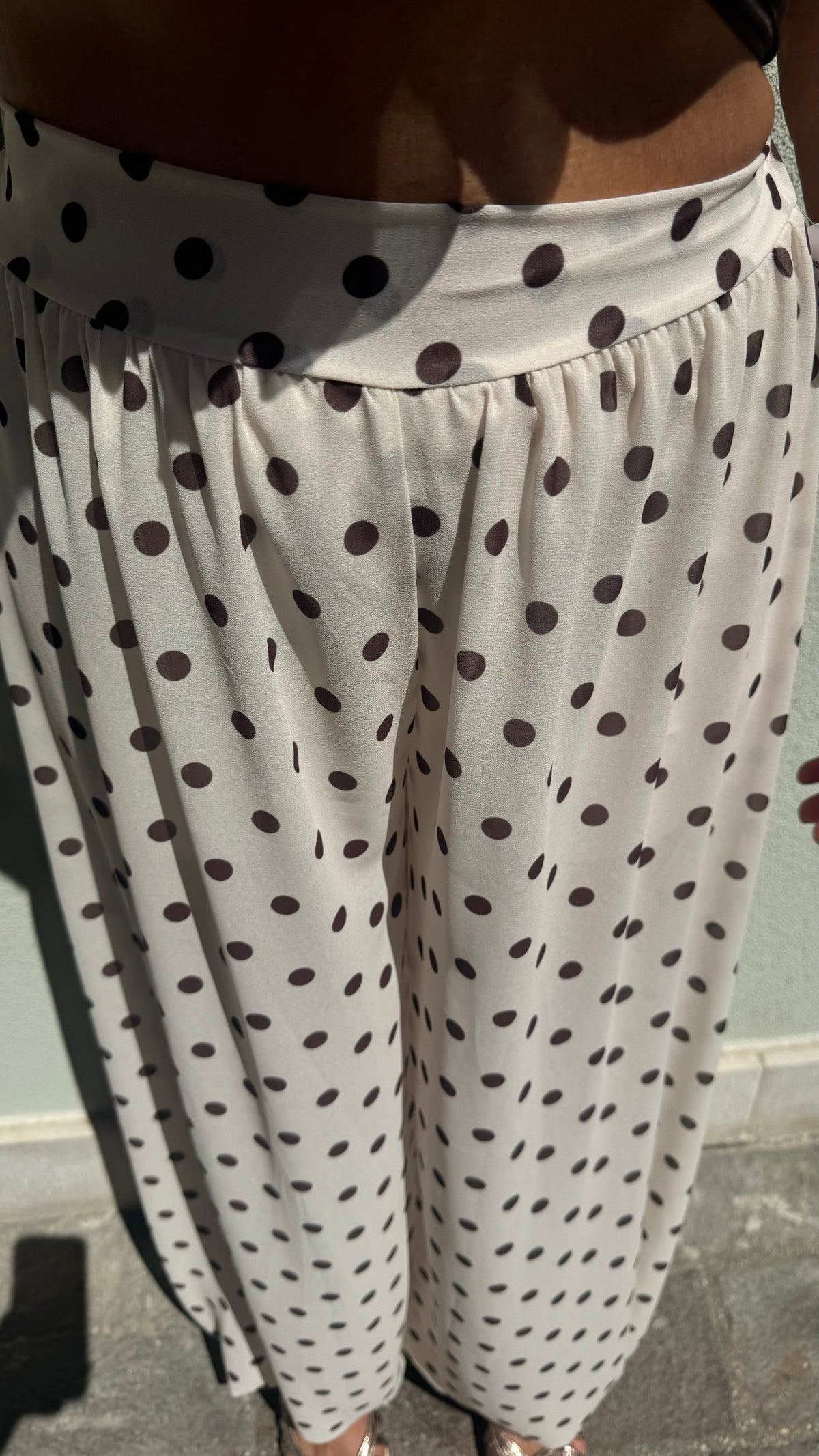 PANTALONE POIS PANNA