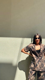 BLAZER A MANICA CORTA CAMUFLAGE