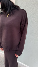 SET IN MAGLIA DONA CIOCCOLATO