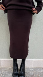 SET IN MAGLIA DONA CIOCCOLATO