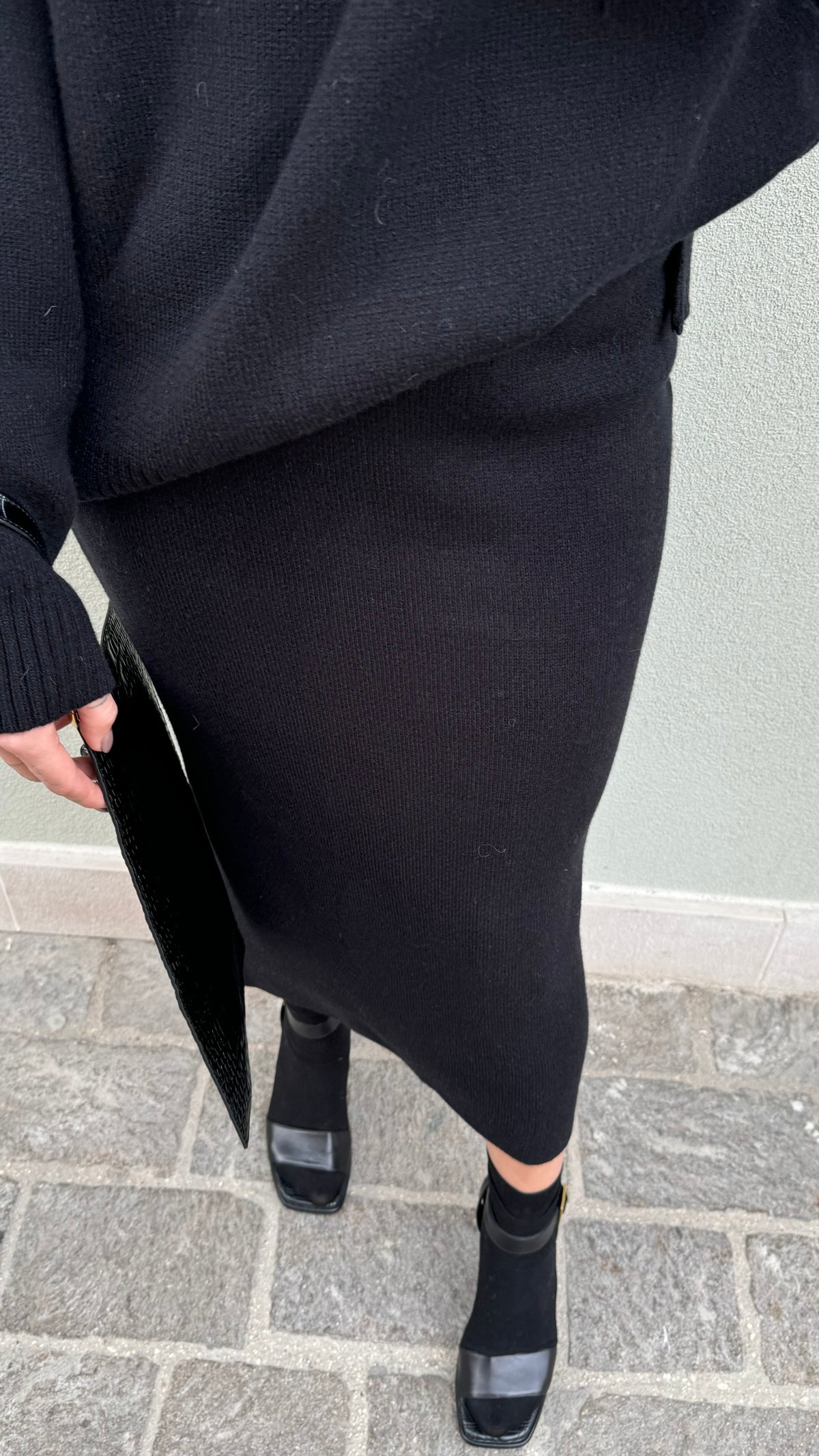 SET IN MAGLIA DONA NERO