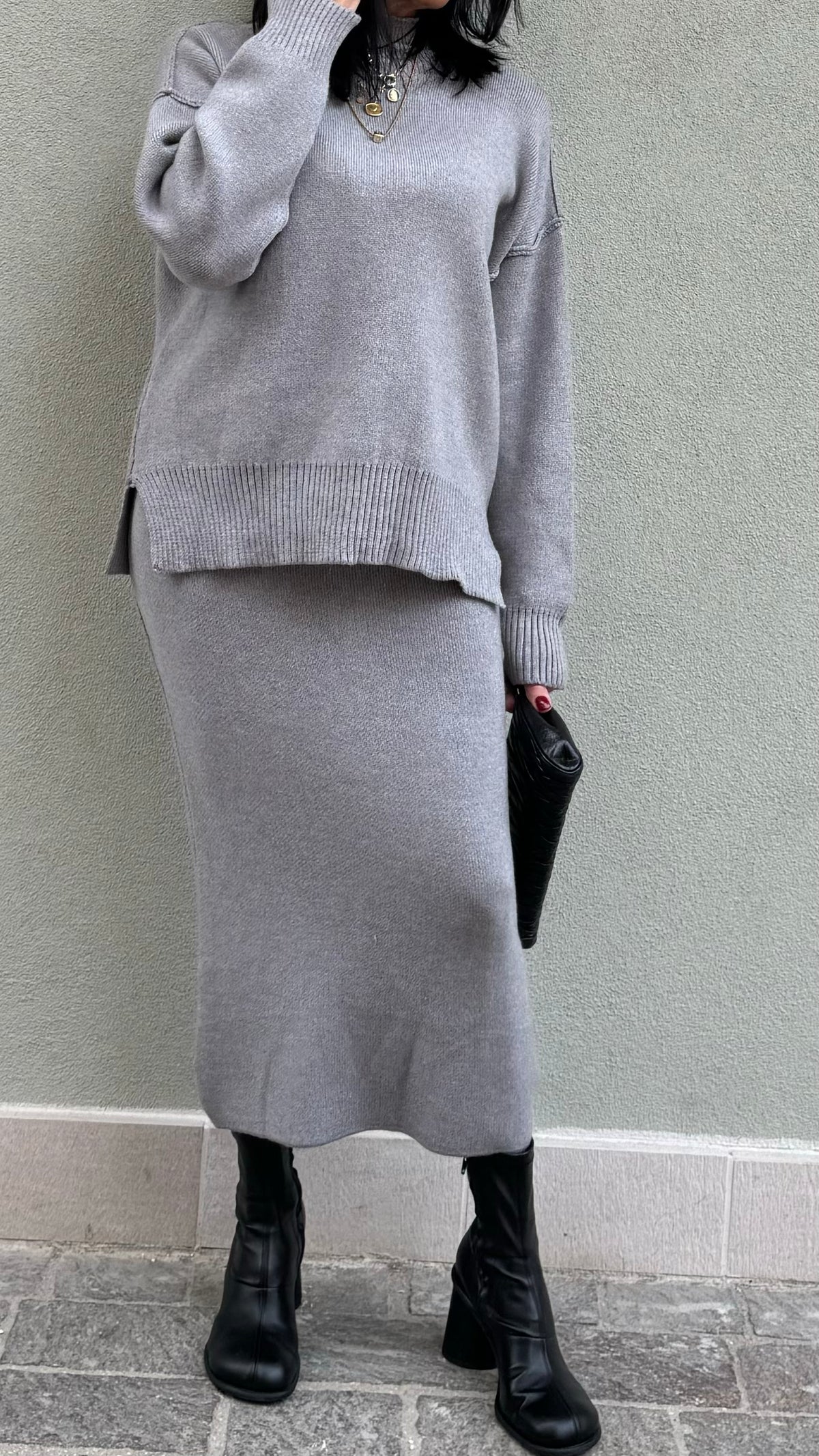 SET IN MAGLIA DONAGRIGIO