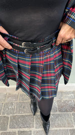 GONNA TARTAN A PIEGHE