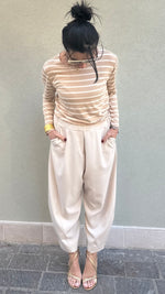 PANTALONI OVETTO PANNA