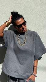 FELPA LARAM.CORTA GRIGIA