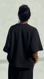 FELPALARA MANICHE CORTE NERA