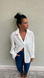 CAMICIA OVER BIANCA MANICA LUNGA