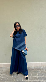 COORDINATO IN JEANS LULE MANICA CORTA