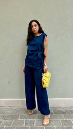 COORDINATO IN JEANSLULE' SMANICATO