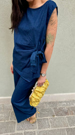 COORDINATO IN JEANSLULE' SMANICATO