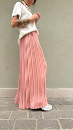 PANTALONE PLISSE' ROSA