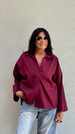 CAMICIA KELLY BORDEAUX