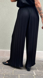 PANTALONE PLISSE' NERO