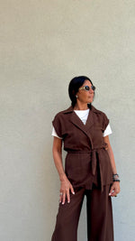 SET KIMONO CIOCCOLATO