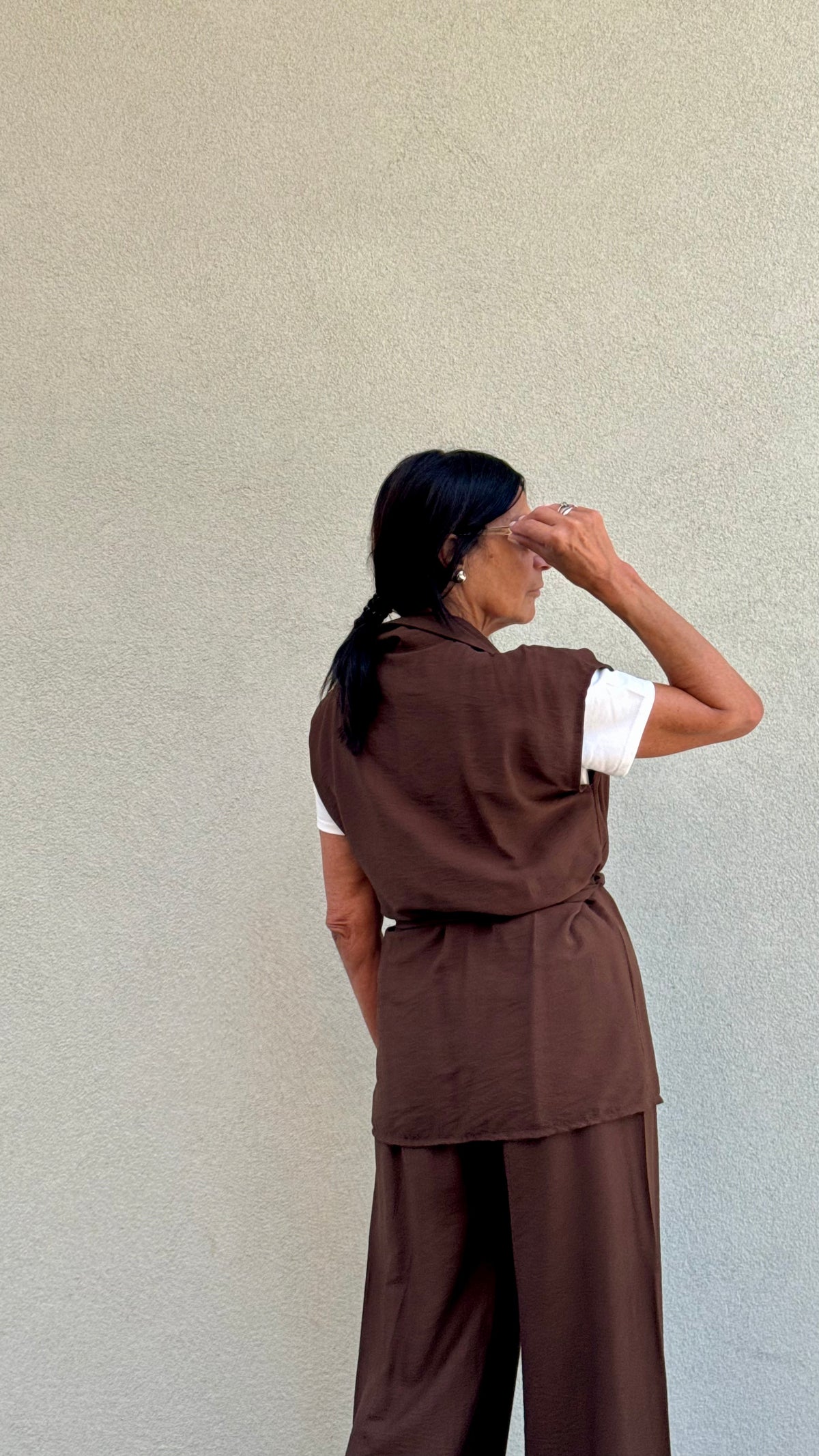 SET KIMONO CIOCCOLATO