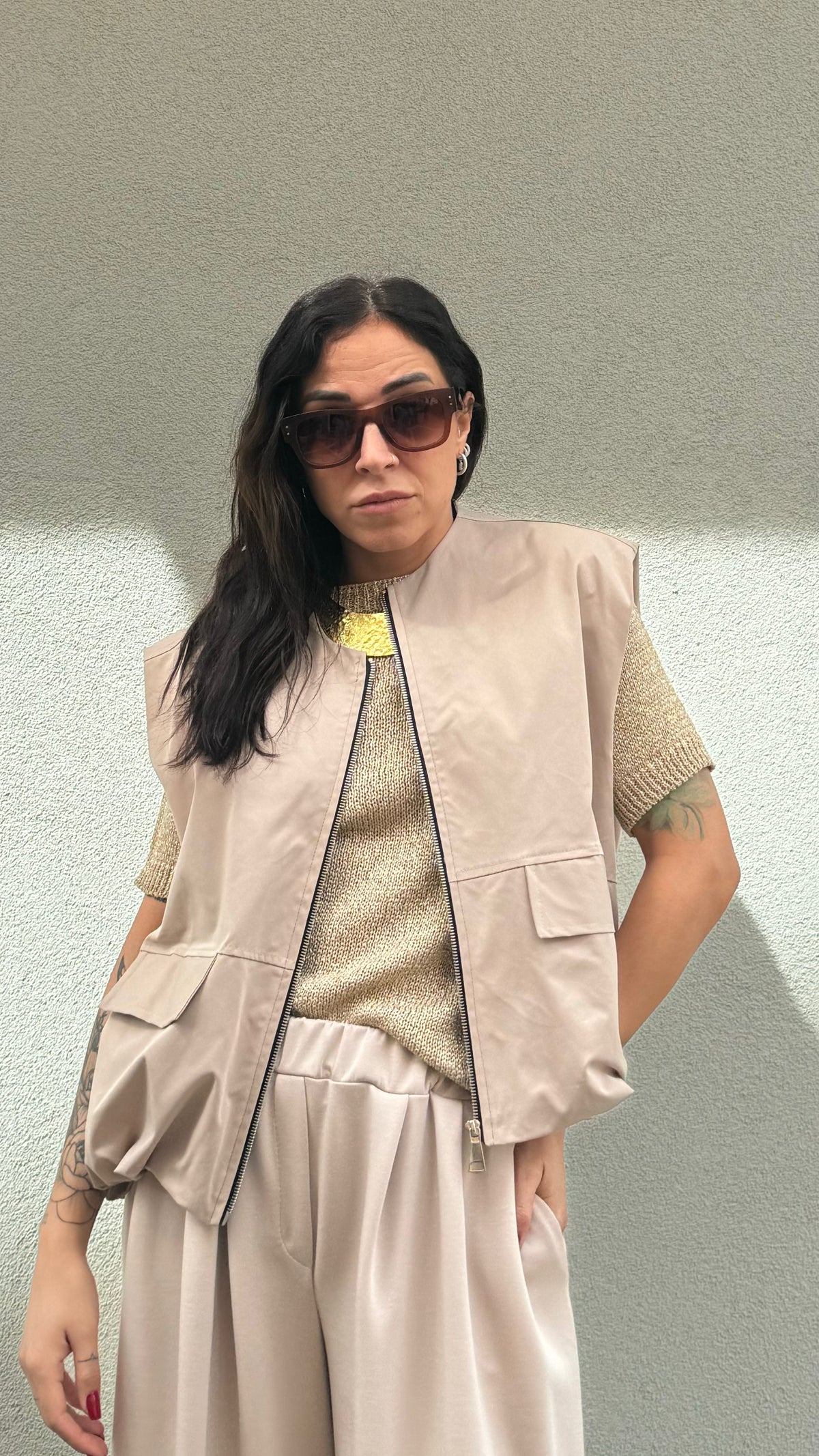 BOMBERSMANICATO BEIGE