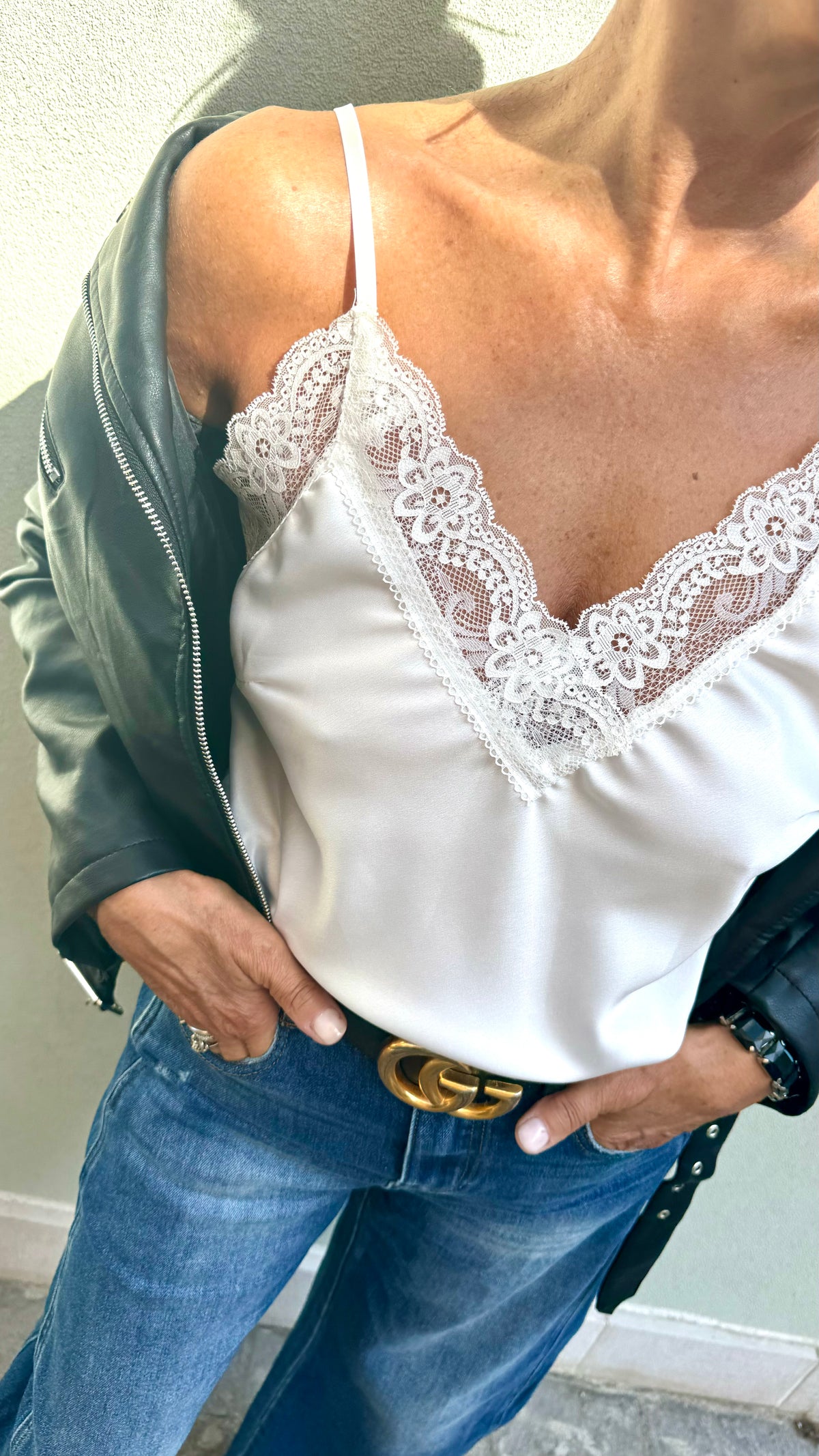 CANOTTA LINGERIE BIANCA