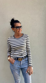 T-SHIRT MONICA BIANCA E GRIGIA