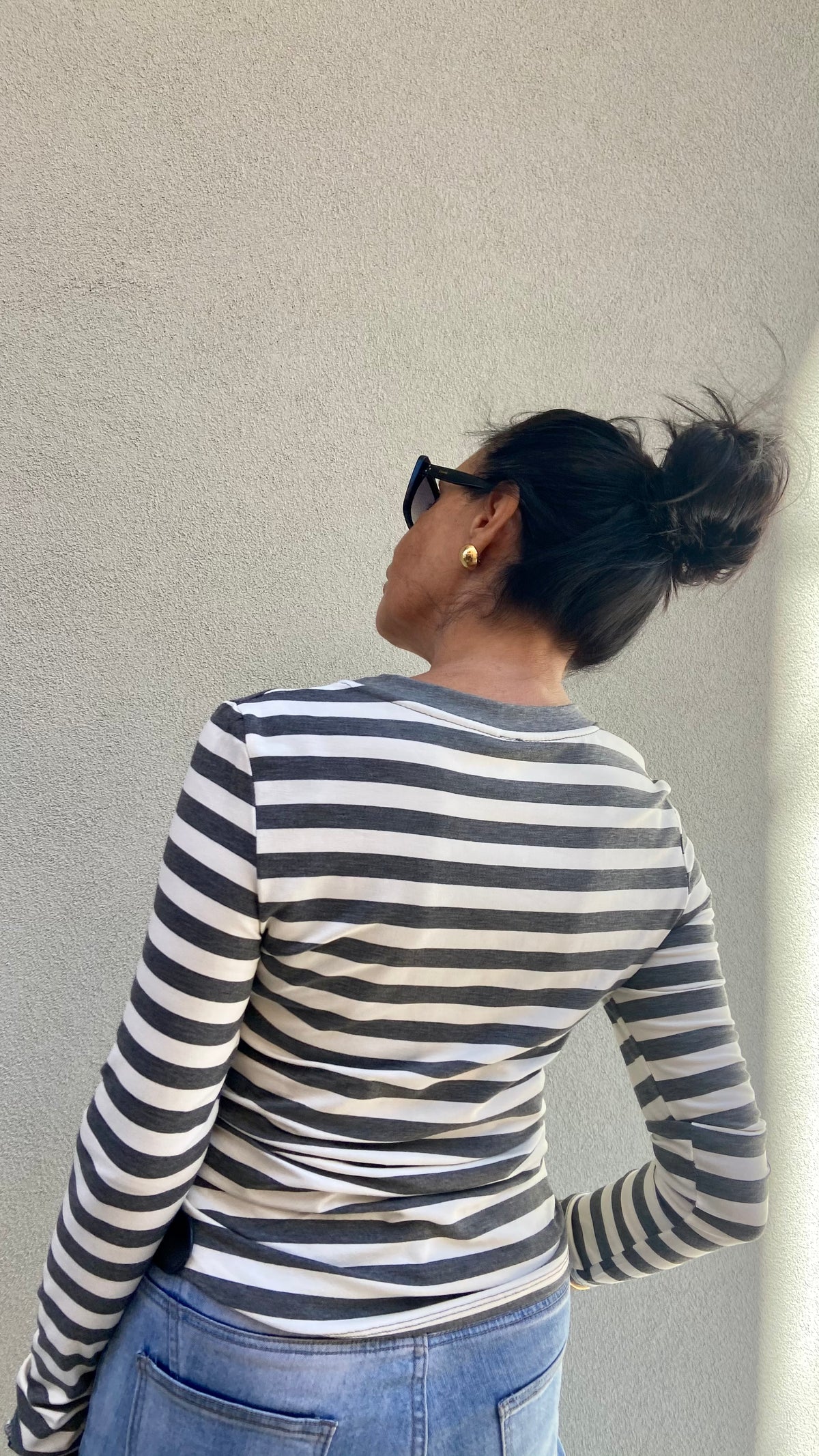 T-SHIRT MONICA BIANCA E GRIGIA