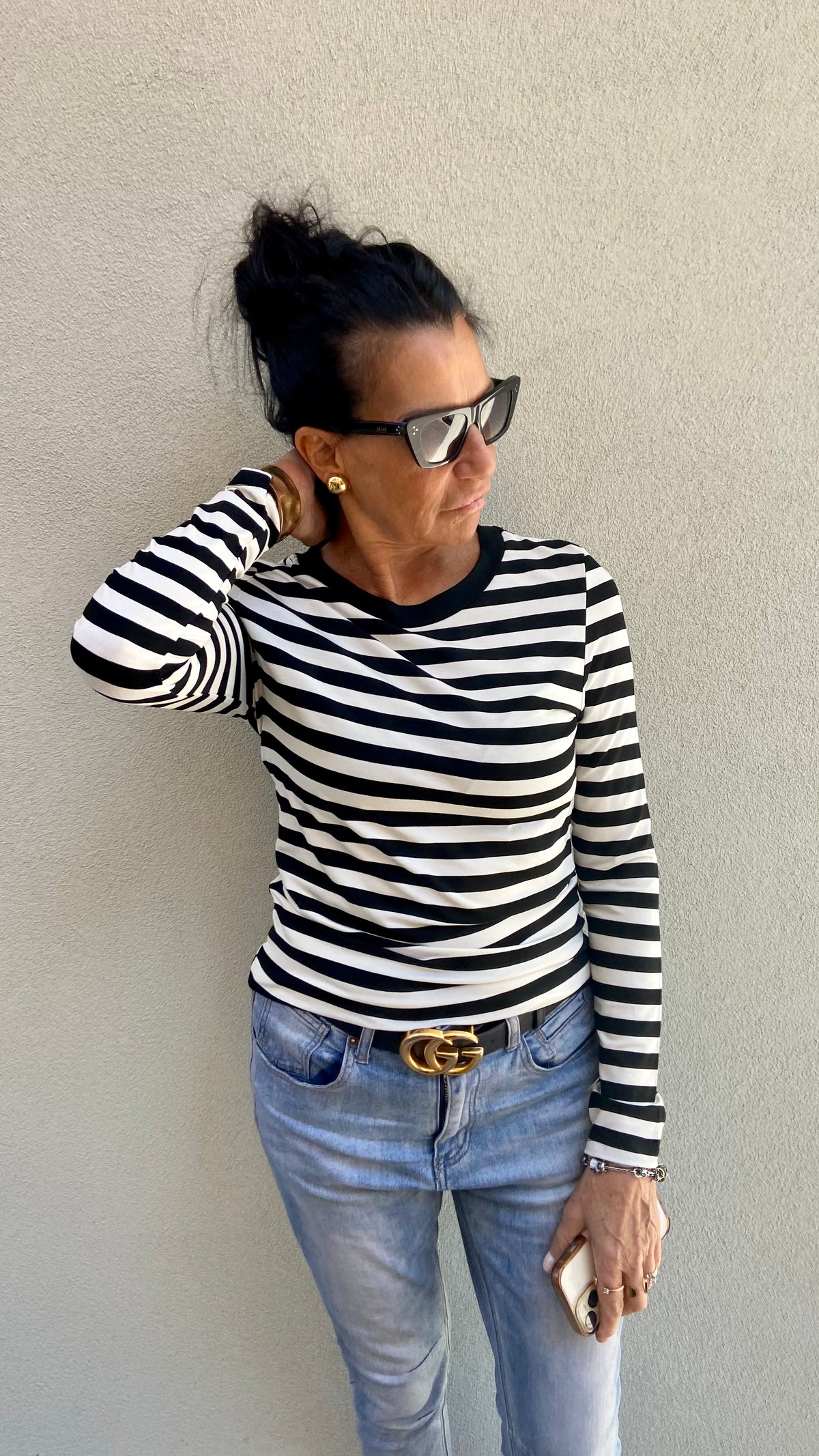 T-SHIRT MONICA BIANCA E GRIGIA