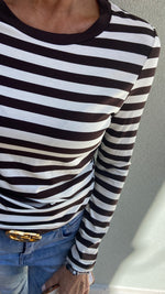 T-SHIRT MONICA RIGABIANCA E CIOCCOLATO