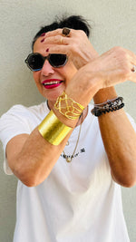 BRACCIALE FASCIA RIGIDA ORO