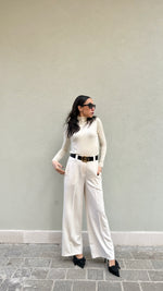 MAGLIA MEZZO COLLO PANNA LUNA