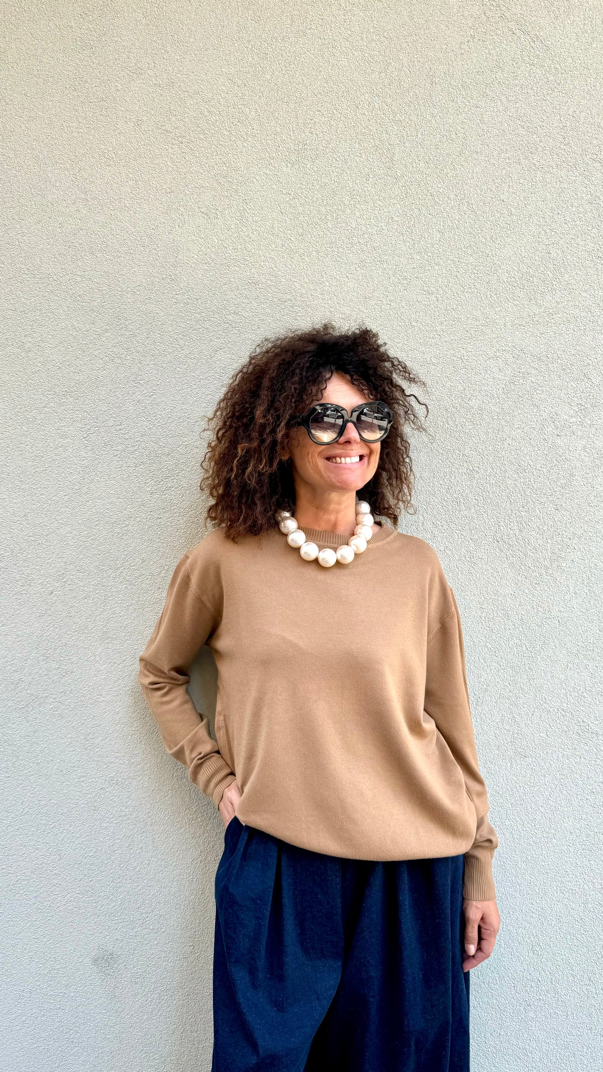 MAGLIA NIVES BISCOTTO