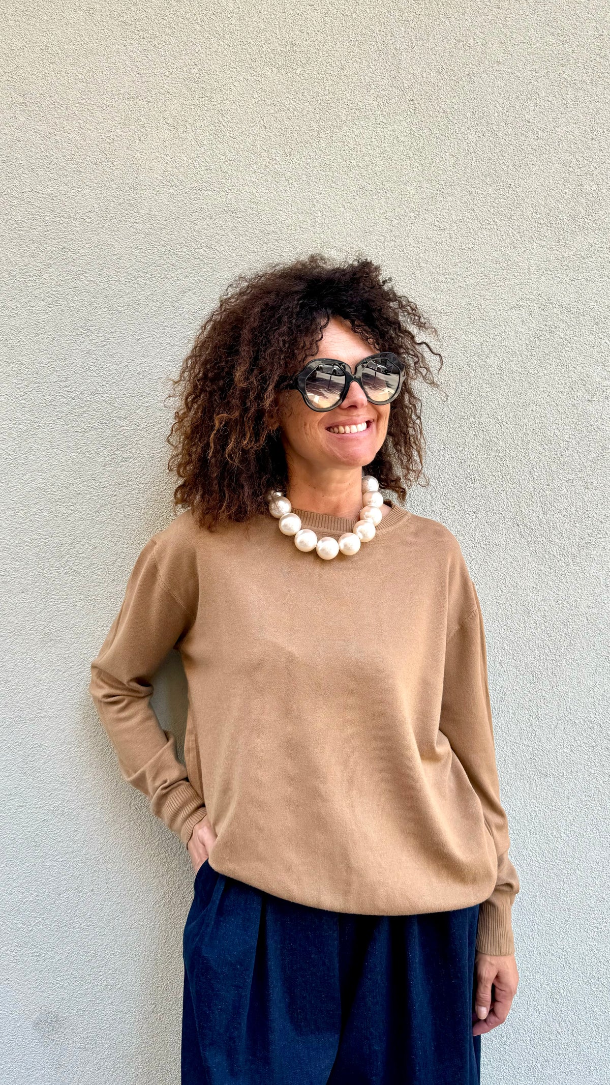 MAGLIA NIVES BISCOTTO