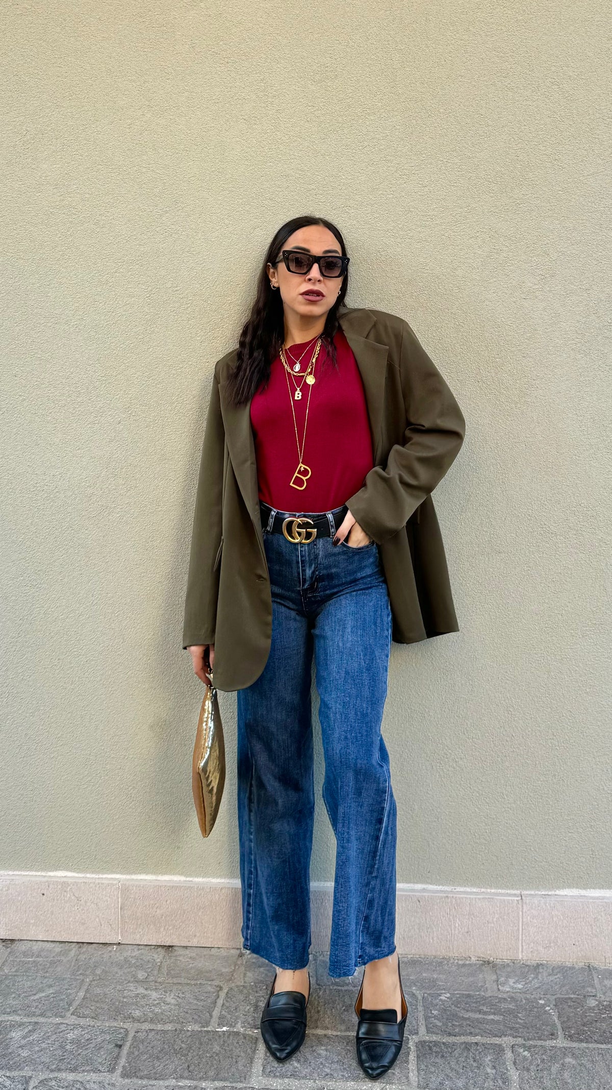 JEANS A PALAZZO CARA MIS M