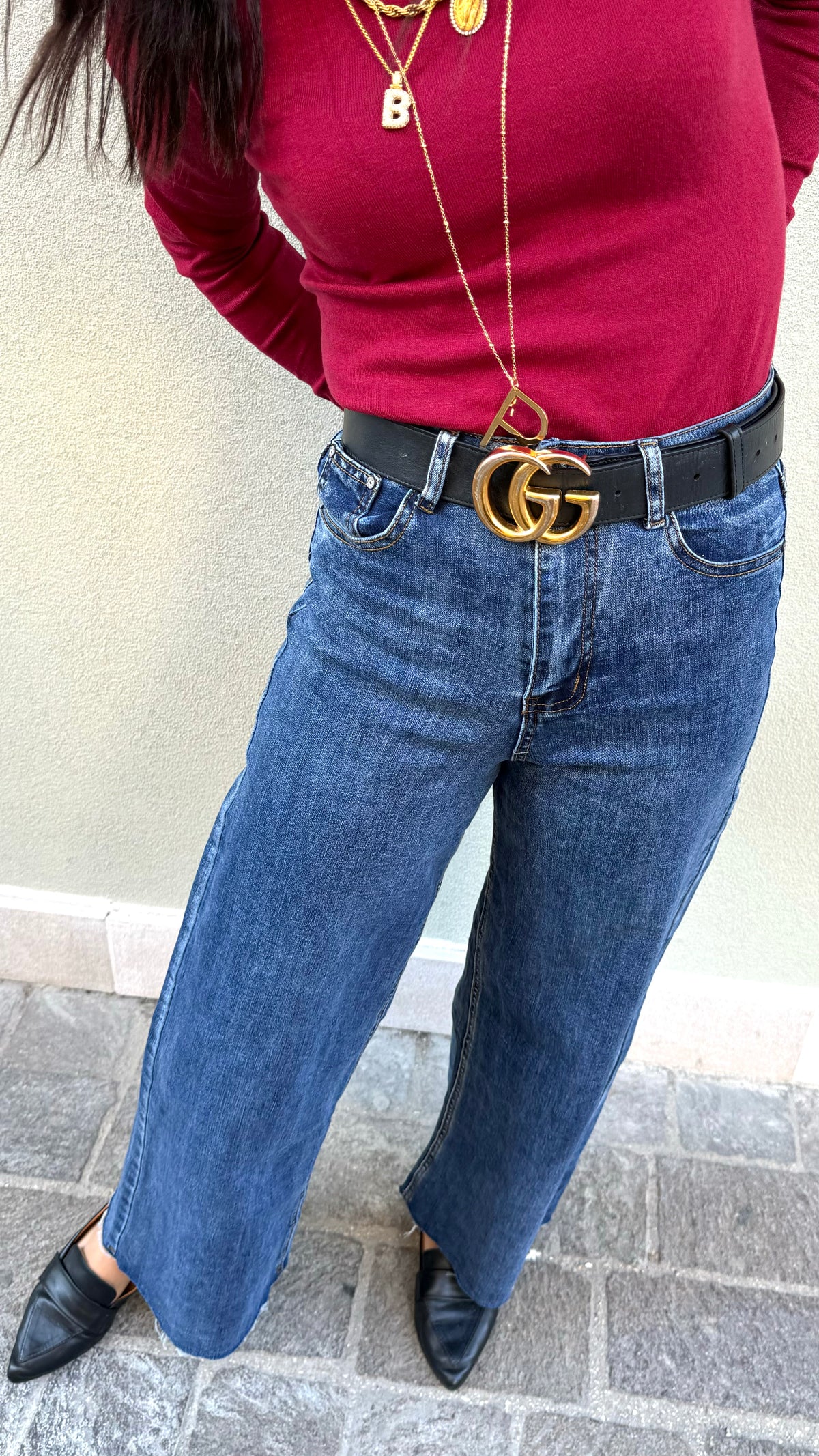 JEANS A PALAZZO CARA MIS M