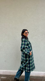 CAPPOTTO ADELE VERDE E BLU