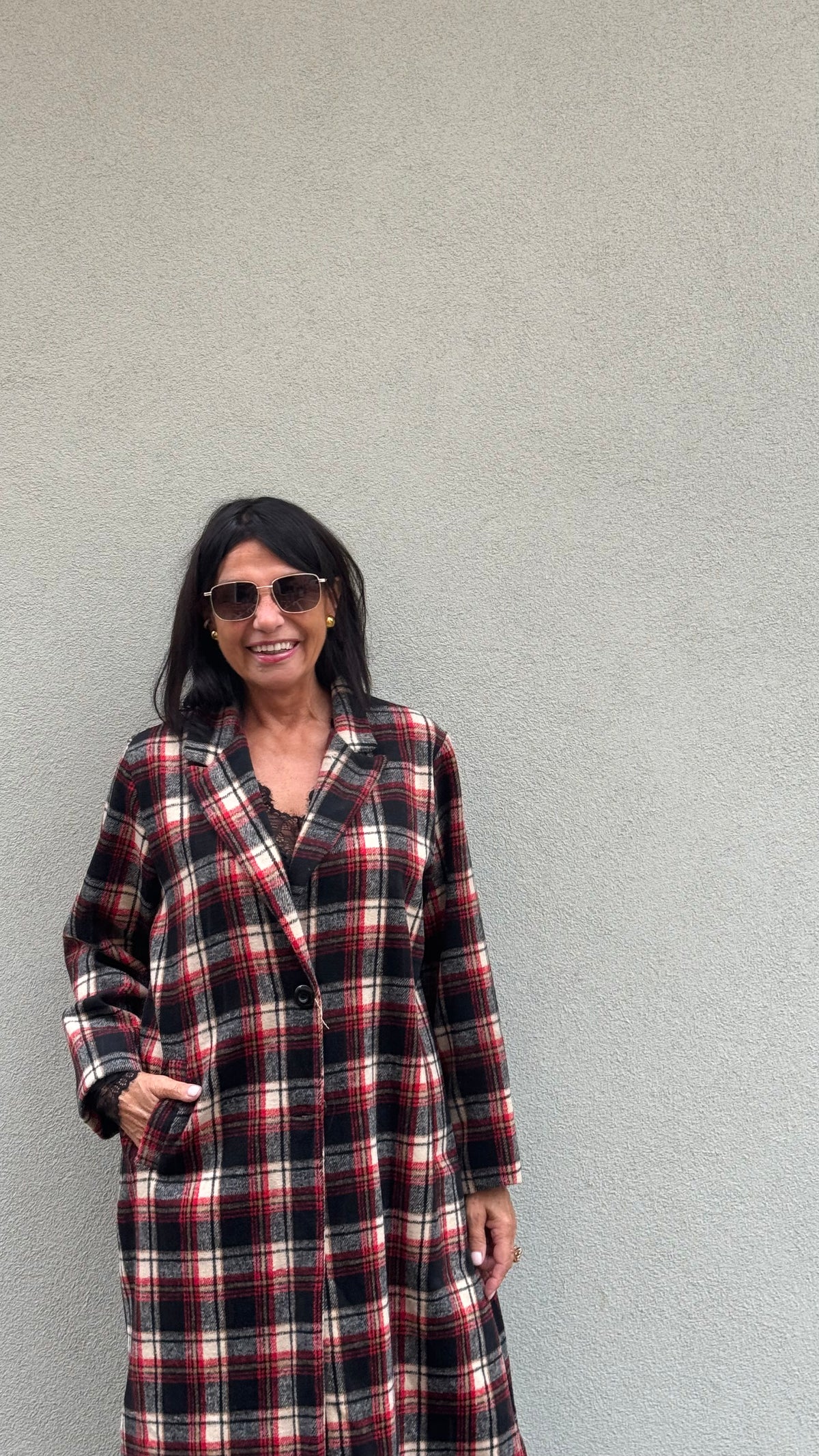 CAPPOTTO ADELE ROSSO NERO