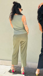 PANTALONE DRITTO SILVIA VERDE MILITARE