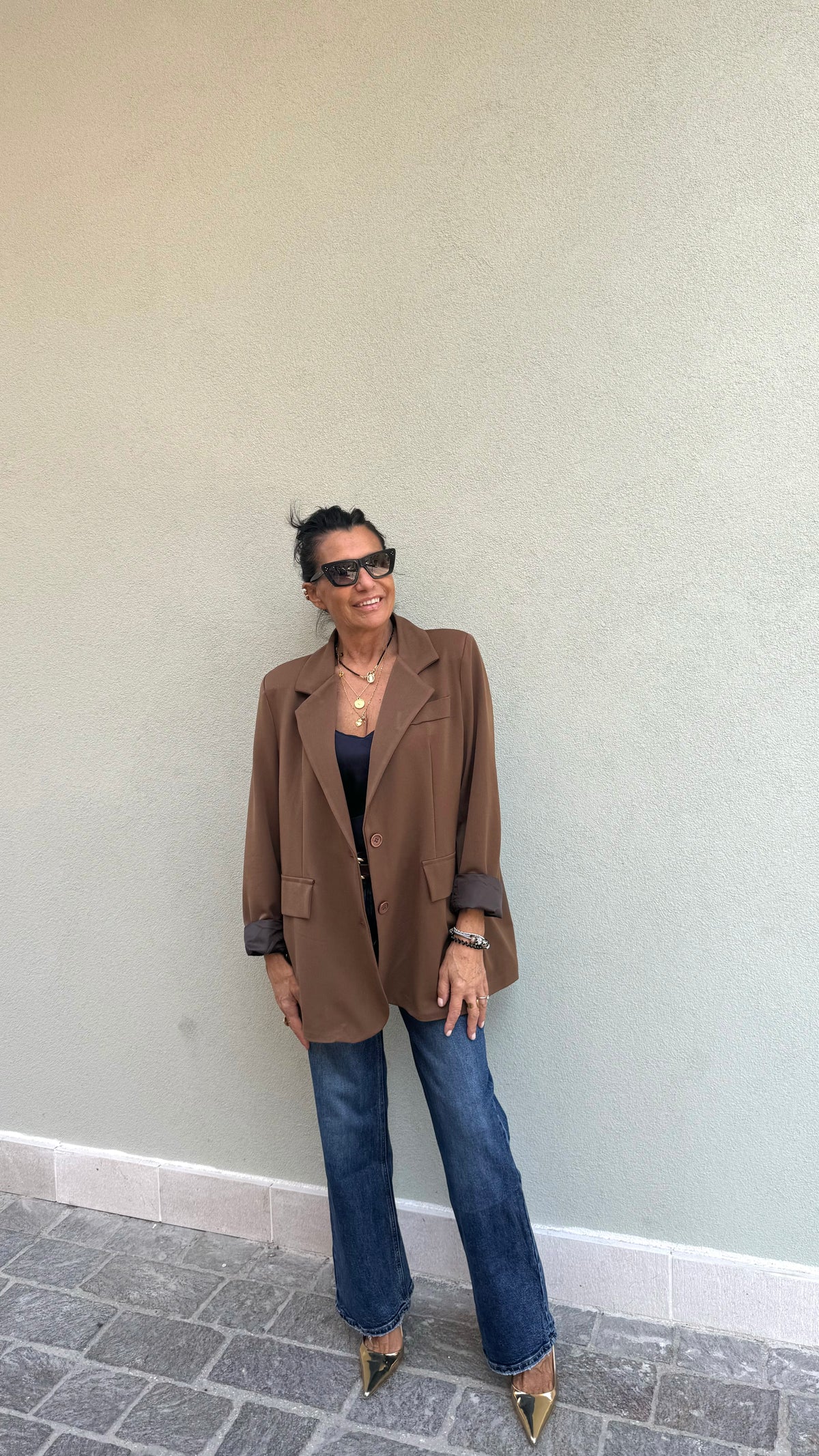 BLAZER OVER SIMO TABACCO