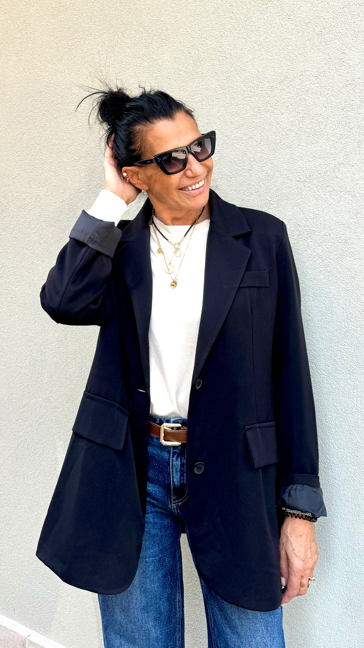 BLAZER OVER SIMO NERO