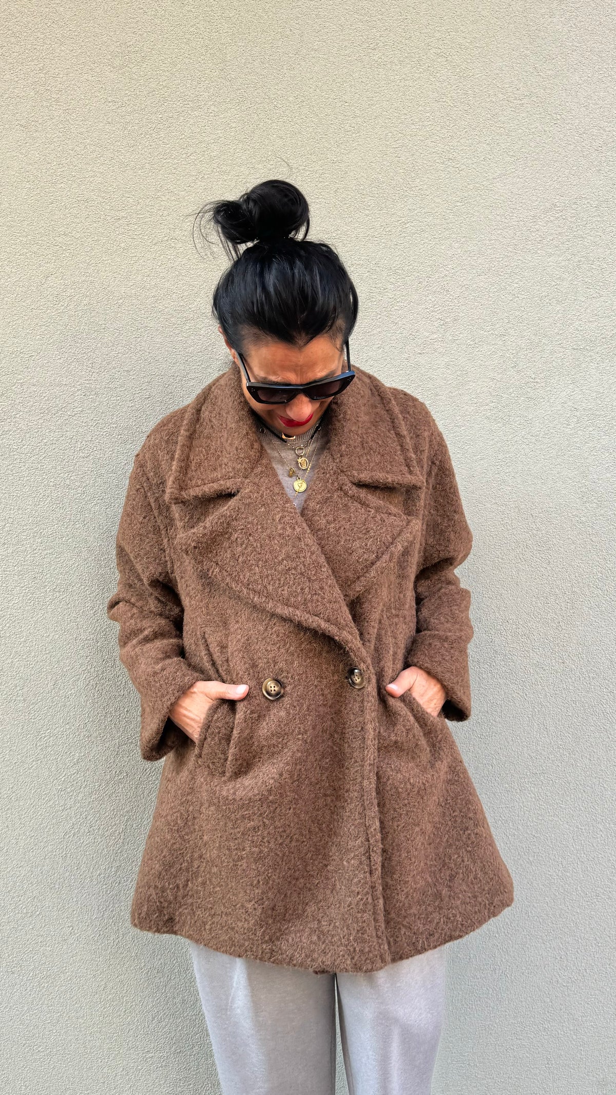 CAPPOTTO MINA CIOCCOLATO