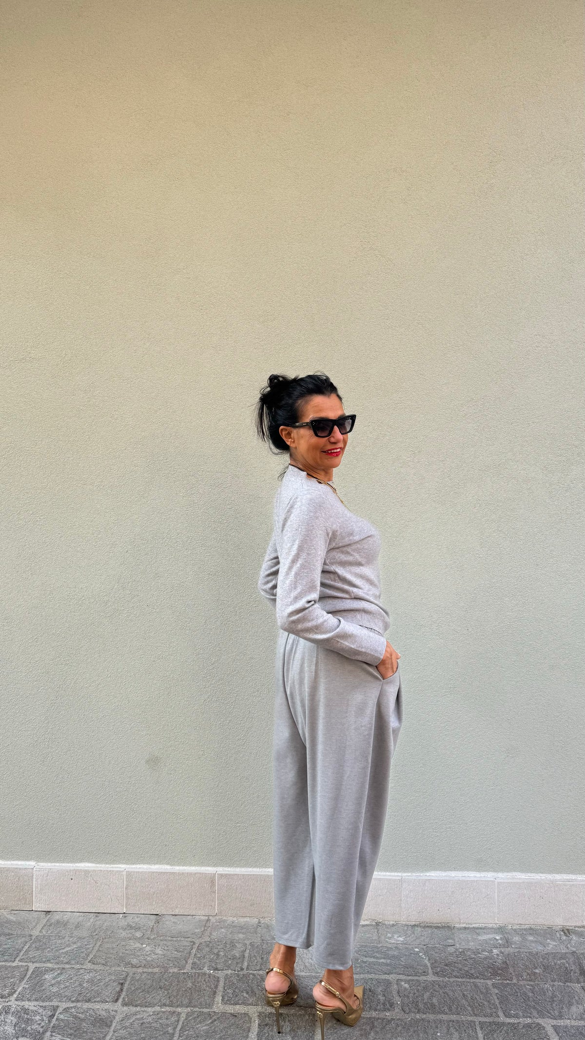 PANTALONE ARISA GRIGIO