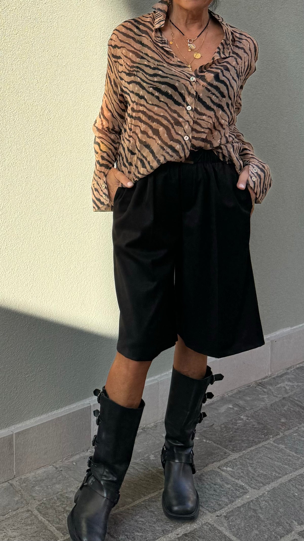 BERMUDA NERO MIS M/L