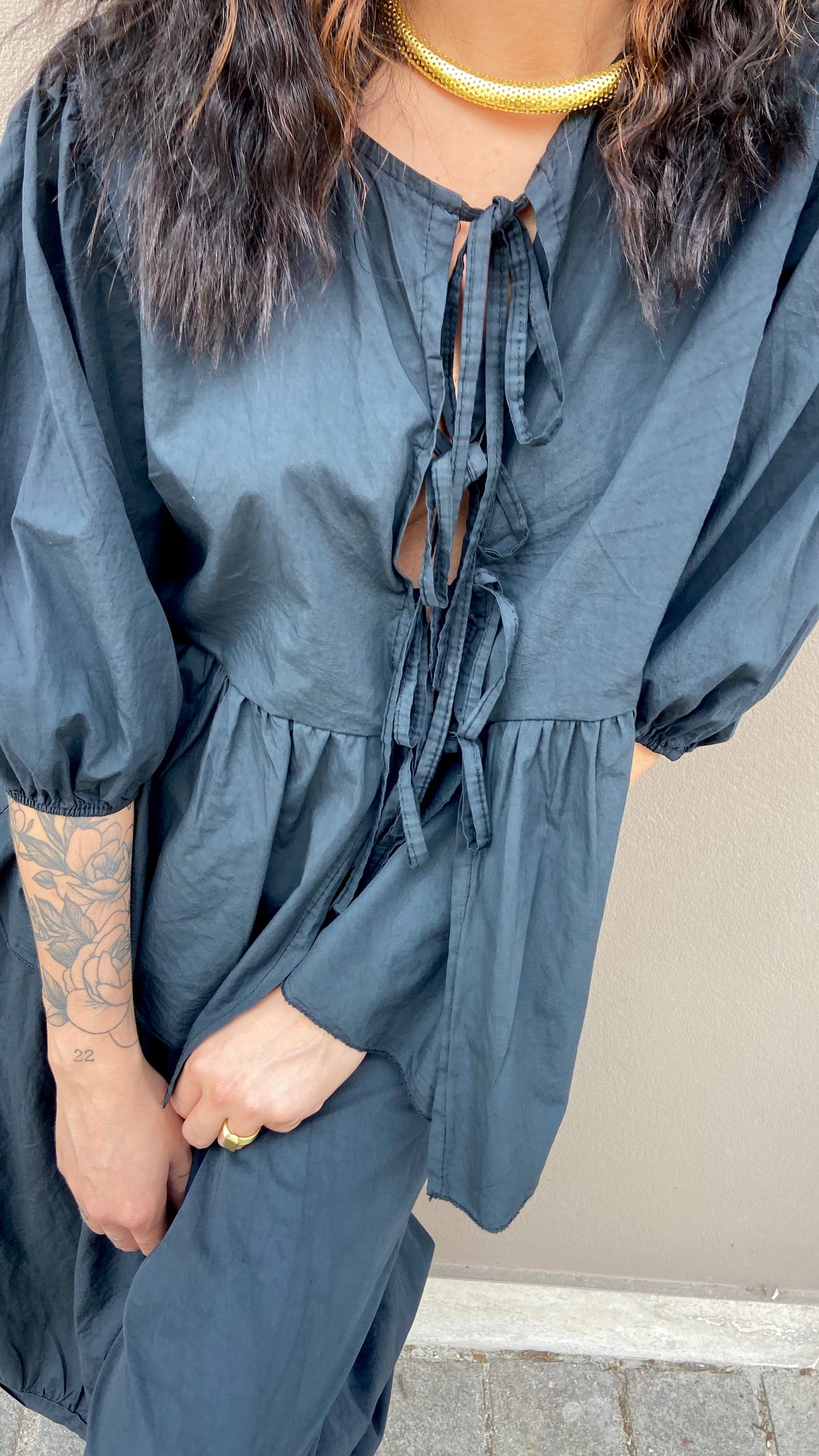 CAMICIA ANNA COLORE NERO